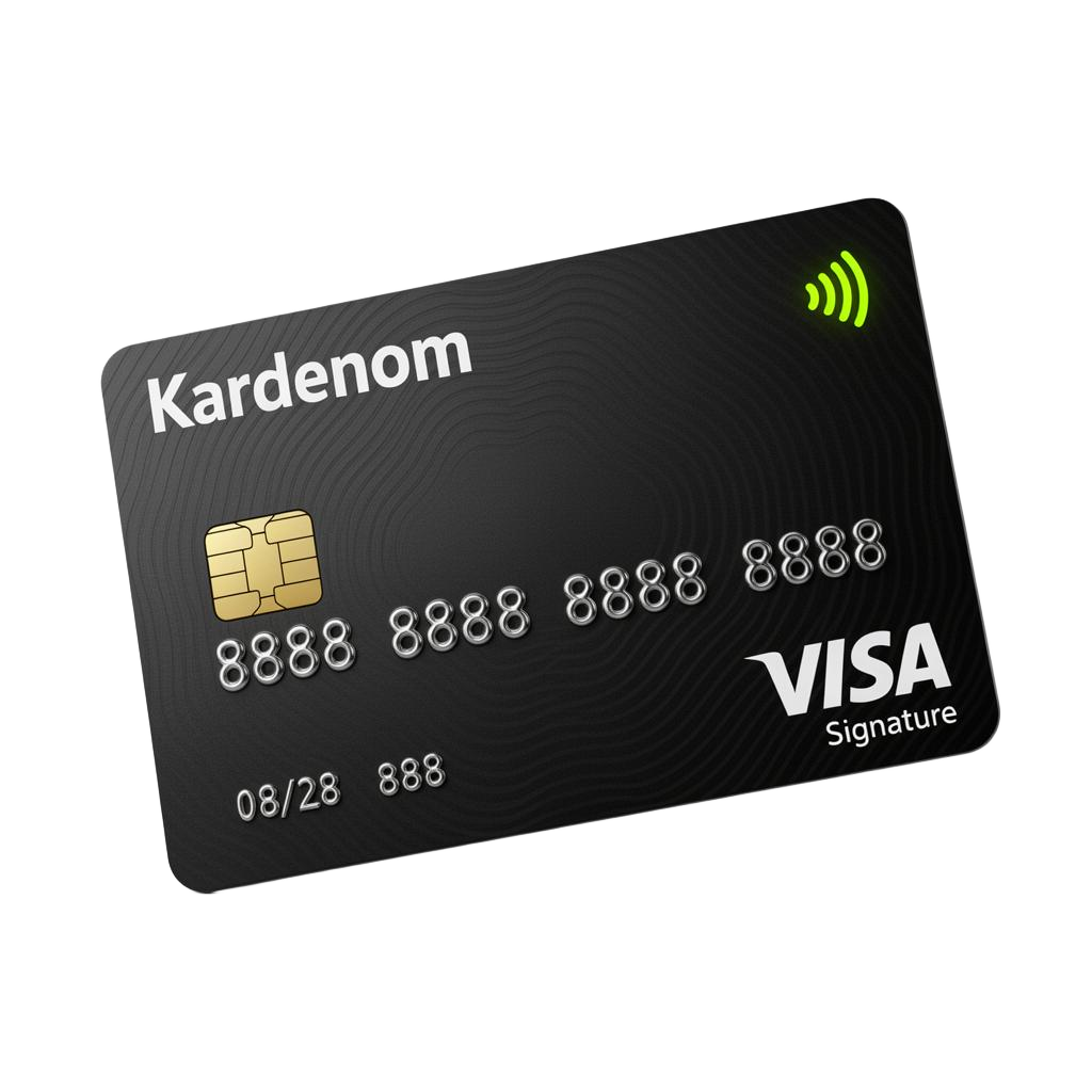 Kardenom Visa Signature card